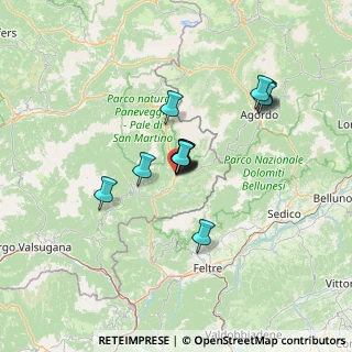 Mappa Via E, 38054 Fiera di Primiero TN, Italia (10.02231)