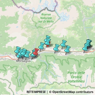 Mappa Via Valeriana, 23010 Buglio in Monte SO, Italia (8.5855)