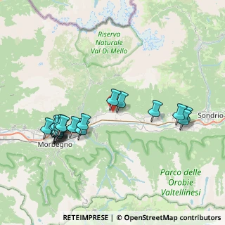 Mappa Via Valeriana, 23010 Buglio in Monte SO, Italia (8.2875)