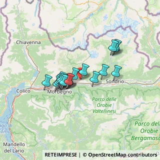 Mappa Via Valeriana, 23010 Buglio in Monte SO, Italia (9.99789)