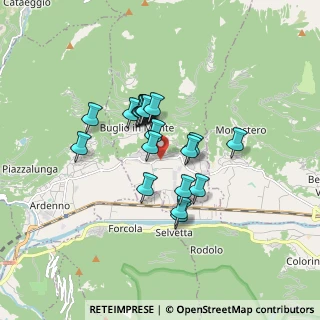 Mappa Via Valeriana, 23010 Buglio in Monte SO, Italia (1.233)