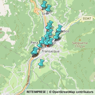 Mappa VIA RISORGIMENTO, 38054 PRIMIERO SAN MARTINO DI CASTROZZA TN, Italia (0.6705)
