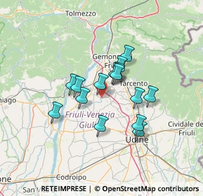 Mappa Via Melesons, 33010 Colloredo di Monte Albano UD, Italia (9.822)