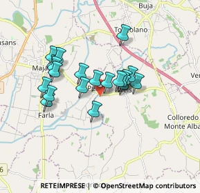 Mappa Via Melesons, 33010 Colloredo di Monte Albano UD, Italia (1.3755)
