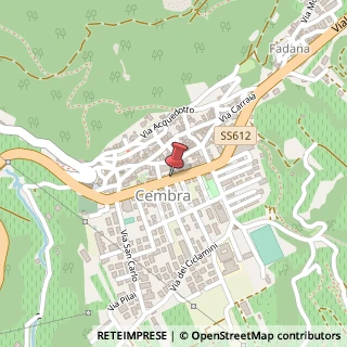 Mappa Viale IV Novembre, 31, 38034 Cembra Lisignago, Trento (Trentino-Alto Adige)