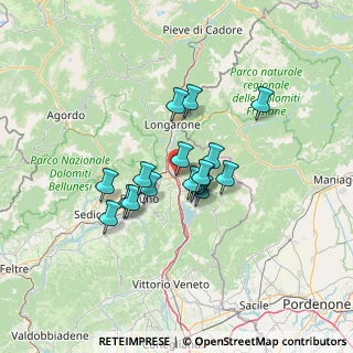 Mappa Via I Novembre, 32014 Ponte nelle Alpi BL, Italia (9.37882)