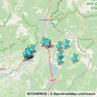 Mappa Via I Novembre, 32014 Ponte nelle Alpi BL, Italia (6.87588)