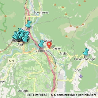 Mappa Via I Novembre, 32014 Ponte nelle Alpi BL, Italia (2.535)
