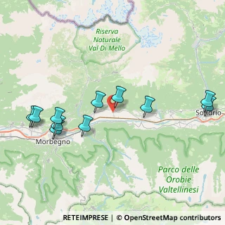 Mappa Via dei Lotti, 23010 Buglio in Monte SO, Italia (8.67727)