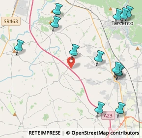 Mappa A23 Palmanova - Udine - Tarvisio, 33010 Colloredo di Monte Albano UD, Italia (5.36)