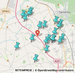 Mappa A23 Palmanova - Udine - Tarvisio, 33010 Colloredo di Monte Albano UD, Italia (3.751)