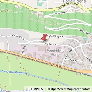 Mappa Via Lozzoni, 24, 23020 Poggiridenti, Sondrio (Lombardia)