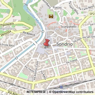 Mappa Corso Italia, 1, 23100 Sondrio, Sondrio (Lombardia)
