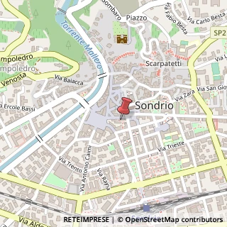 Mappa Corso Italia, 22, 23100 Sondrio, Sondrio (Lombardia)