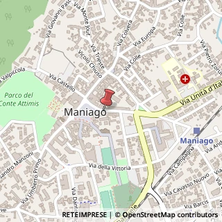 Mappa Via Fabio di Maniago, 8, 33085 Maniago, Pordenone (Friuli-Venezia Giulia)