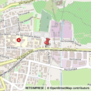 Mappa Via Stelvio, 53, 23100 Sondrio, Sondrio (Lombardia)
