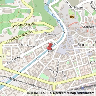 Mappa Lungomallero Luigi Cadorna, 26, 23100 Sondrio, Sondrio (Lombardia)