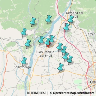 Mappa Via Carnia, 33038 San Daniele del Friuli UD, Italia (7.09467)