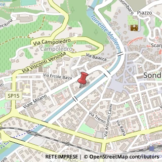 Mappa Lungomallero Armando Diaz, 33, 23100 Sondrio, Sondrio (Lombardia)