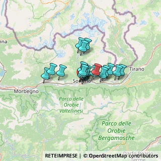 Mappa Via de Simoni, 23100 Sondrio SO, Italia (7.3825)