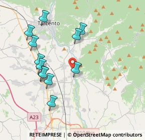 Mappa Via Sant'Agnese, 33010 Reana del Rojale UD, Italia (3.83583)