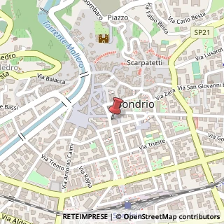 Mappa Via XXV Aprile, 1, 23100 Sondrio, Sondrio (Lombardia)