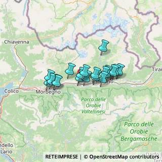 Mappa Via Notte, 23010 Berbenno di Valtellina SO, Italia (9.0475)