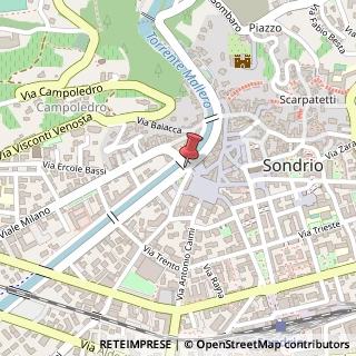 Mappa Via Alessi, 12/E, 23100 Sondrio, Sondrio (Lombardia)