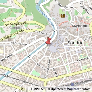 Mappa Piazzale Francesco Lambertenghi,  3, 23100 Sondrio, Sondrio (Lombardia)