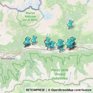 Mappa Via Medera, 23010 Berbenno di Valtellina SO, Italia (6.42889)