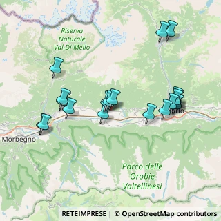 Mappa Via Medera, 23010 Berbenno di Valtellina SO, Italia (7.845)