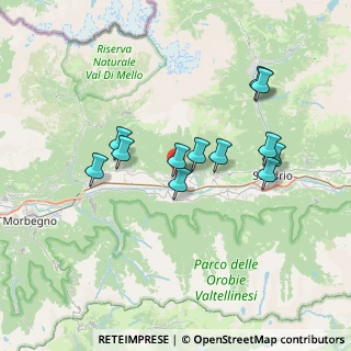 Mappa Via Medera, 23010 Berbenno di Valtellina SO, Italia (6.27917)