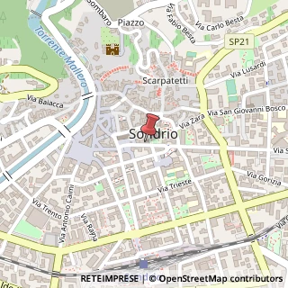 Mappa Via Giuseppe Piazzi, 13, 23100 Forcola, Sondrio (Lombardia)