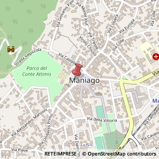 Mappa Piazza Italia, 53, 33085 Maniago, Pordenone (Friuli-Venezia Giulia)