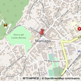 Mappa Piazza Italia, 63, 33085 Maniago, Pordenone (Friuli-Venezia Giulia)
