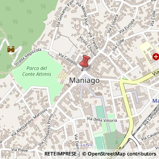 Mappa Via Roma, 5, 33085 Maniago, Pordenone (Friuli-Venezia Giulia)