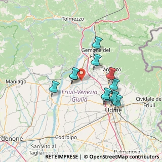 Mappa Via S. Daniele, 33030 Majano UD, Italia (11.83455)