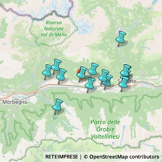Mappa Via Notte, 23010 Berbenno di Valtellina SO, Italia (6.26214)