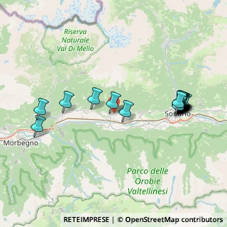 Mappa Via Notte, 23010 Berbenno di Valtellina SO, Italia (8.491)