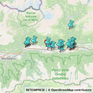 Mappa Via Notte, 23010 Berbenno di Valtellina SO, Italia (6.48611)