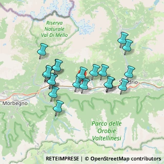 Mappa Via Notte, 23010 Berbenno di Valtellina SO, Italia (6.4105)