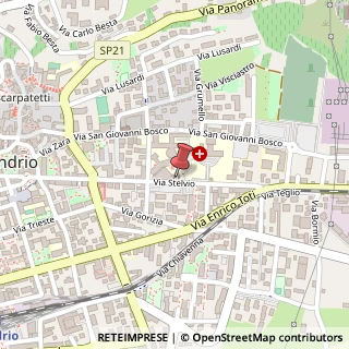 Mappa Via Stelvio, 25, 23100 Sondrio, Sondrio (Lombardia)