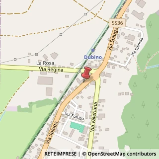 Mappa Via Spluga, 103, 23015 Dubino, Sondrio (Lombardia)