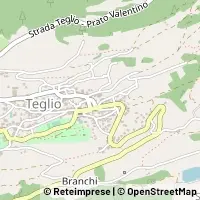 Hartă Teglio