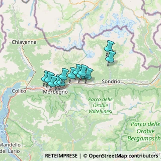 Mappa Via: Al Piano, 23010 Berbenno di Valtellina SO, Italia (8.61385)