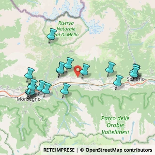 Mappa Via: Al Piano, 23010 Berbenno di Valtellina SO, Italia (8.906)