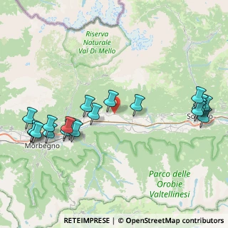 Mappa Via: Al Piano, 23010 Berbenno di Valtellina SO, Italia (9.6465)
