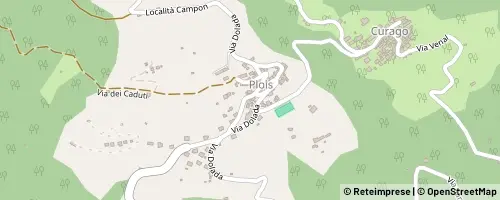 Mappa Pieve d'Alpago