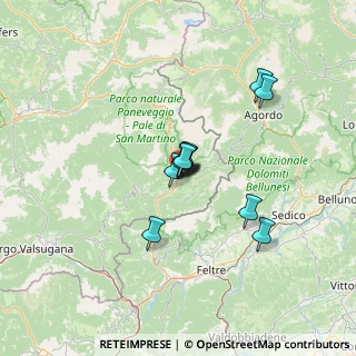 Mappa Viale Guglielmo Marconi, 38054 Transacqua TN, Italia (8.76727)