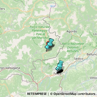 Mappa Viale Guglielmo Marconi, 38054 Transacqua TN, Italia (14.0495)